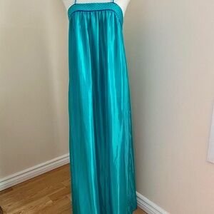 Dominique Vibrant Turquoise Robe